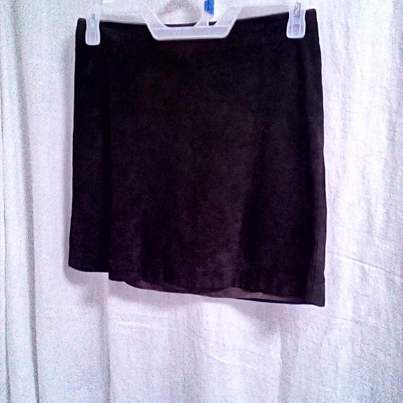 🍭Banana republic 100% Leather mini skirt size 10 - Picture 11 of 12
